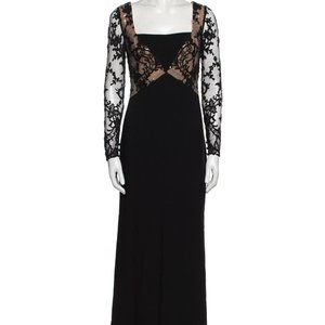 Badgley Mischka Evening Dress, Formal, Black Tie, Floor Length, Size 2